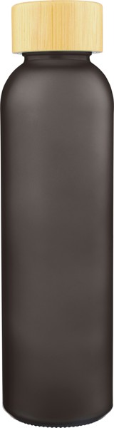 Glazen drinkfles (500 ml) Levi - zwart