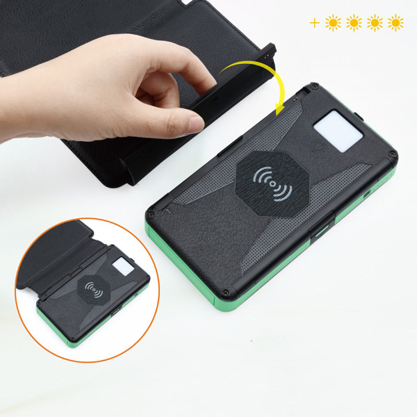Solárna powerbanka s bezdrôtovým nabíjaním 20 000mAh