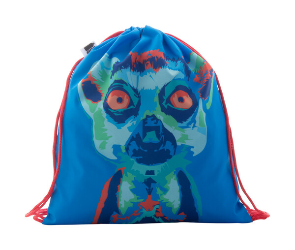 Sac piscine personnalisé pour enfants CreaDraw Kids RPET - Rouge / Blanc