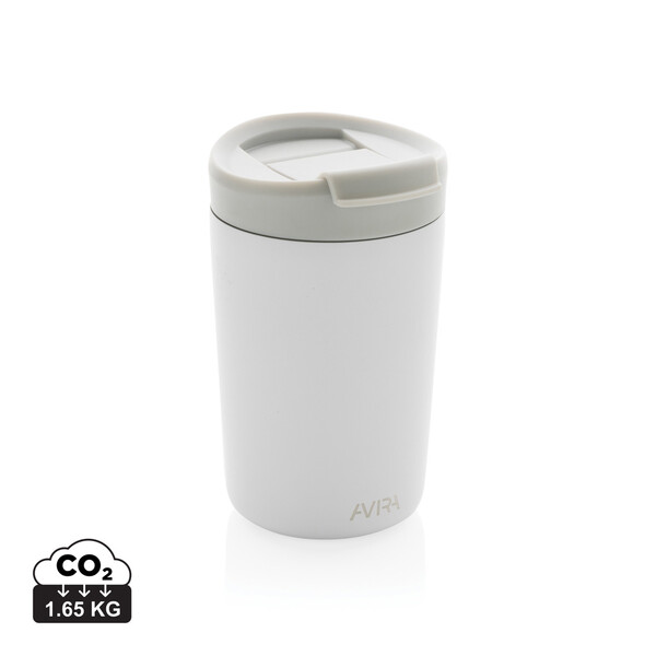 Avira Alya RCS gerecycled roestvrijstalen beker 300ML - Wit