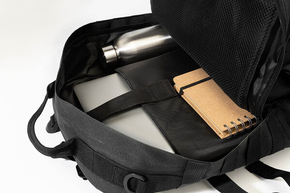 Rpet Outdoor Backpack Tactbak - Black