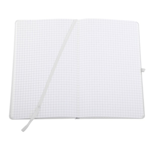 Asturias 130x210/80s squared notepad - White
