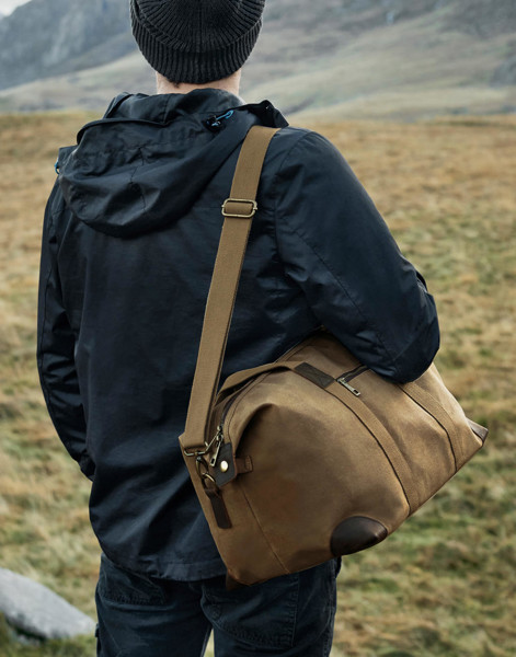 Heritage Waxed Canvas Holdall - Black / ONE SIZE