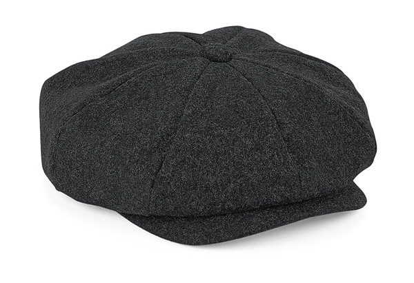 Melton Wool Baker Boy - Charcoal Marl / L/XL