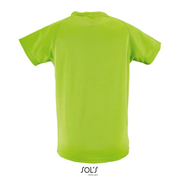Sol's Sporty Kids' - Raglan-Sleeved T-Shirt - Apple Green / 10A