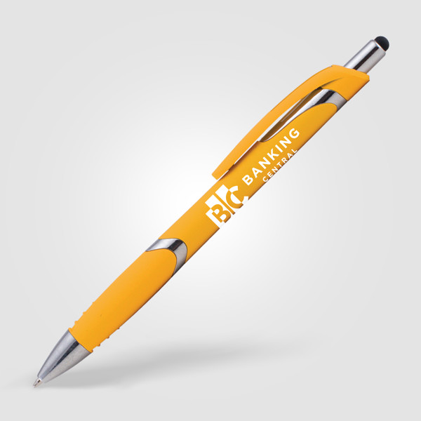 Joplin Bright Stylus Pen - Yellow / Silkscreen