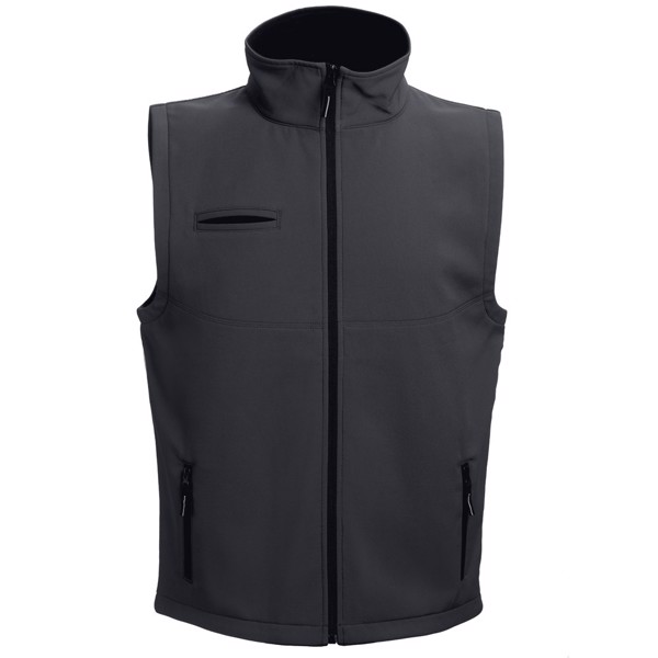 THC BAKU. Unisex softshell vest - Black / XXL