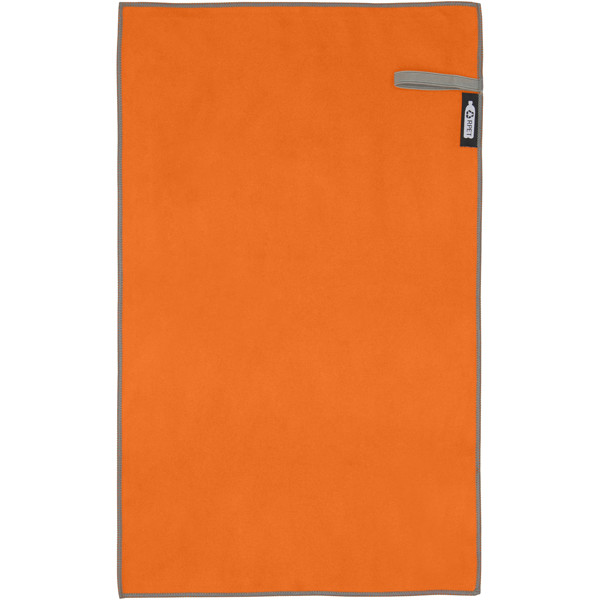 Serviette Pieter certifiée GRS ultra-légère et à séchage rapide 30 x 50 cm - Orange