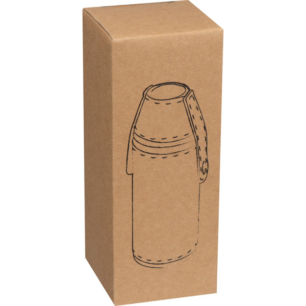 FILIPINA Flaska 2 kupicával, 230 ml + 2 × 40ml - Brown