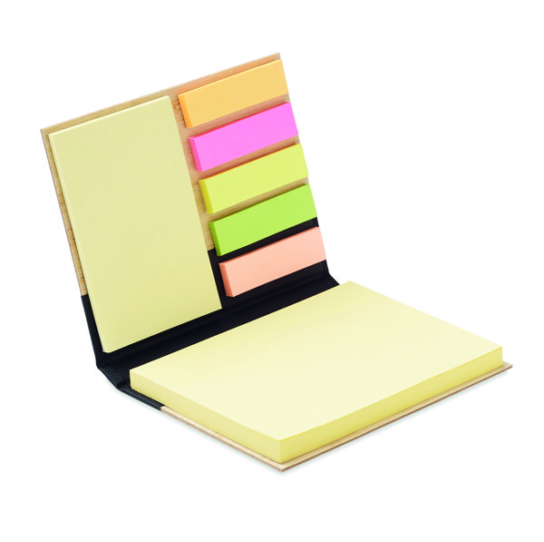 Set sticky notes capa de bambu Visionbam