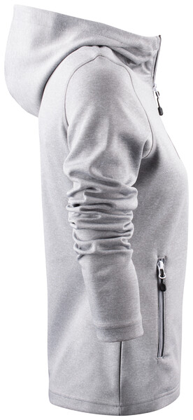 Layback Lady Hooded Jacket Grey Melange 3XL