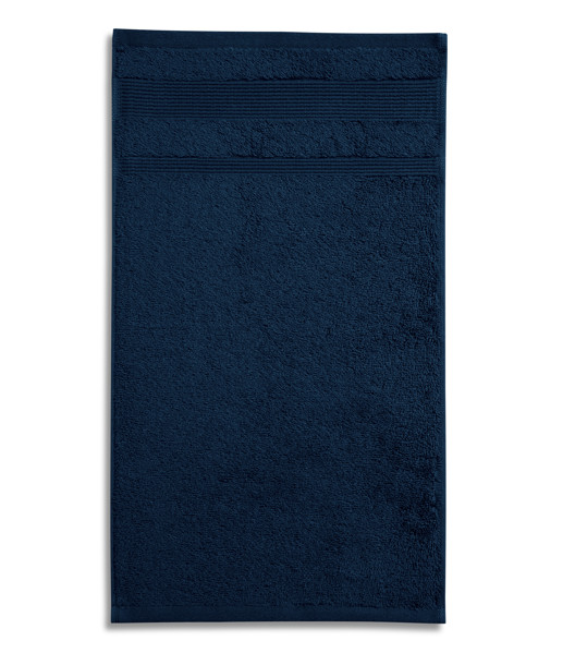 Malý Ručník Unisex Malfini® Organic (Gots) - Námořní Modrá / 30 x 50 cm