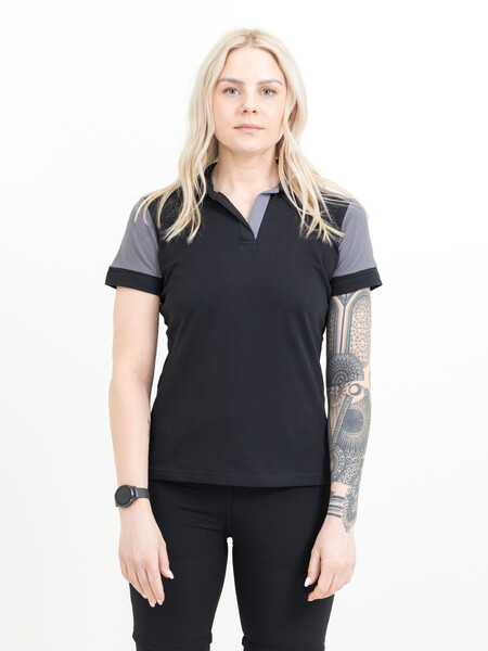 Printer Prime Polo Lady Black/Anthra XS