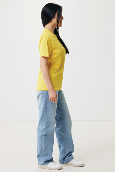 T-shirt léger en coton recyclé Iqoniq Sierra - Jaune / XS