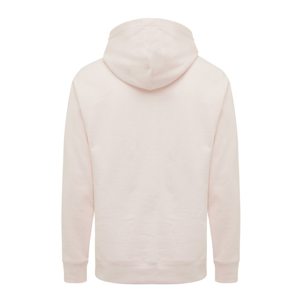 Mikina s kapucí a bočními kapsami Iqoniq Yengo z rec. bavlny - Cloud Pink / XL