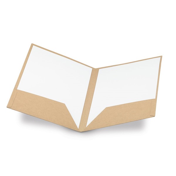 PS - PUZO. A4 Kraft paper document folder (400 g/m²)