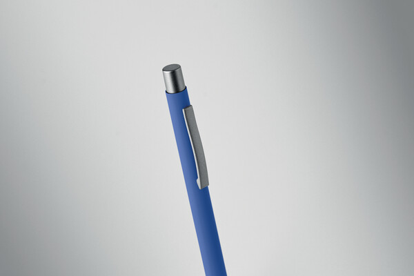 Stylo bille aluminium recyclé Nali - Bleu Royal