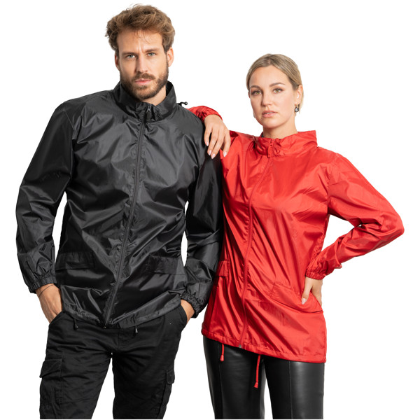 Escocia Leichte Regenjacke Unisex - schwarz / XL