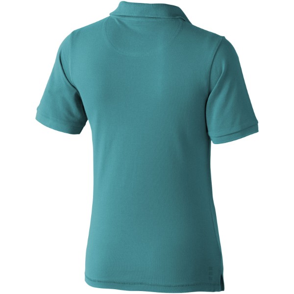Polo manches courtes femme Calgary - Vert eau / M