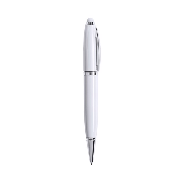 USB Stylus Touch Ball Pen Sivart 8GB - White