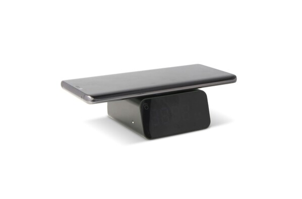Chargeur sans fil Xoopar Reddi Charge PD avec horloge - Gris foncé