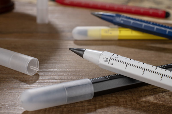 Fountain pencil with measure DRAWI - white