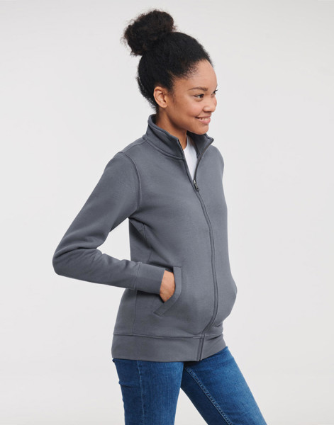 Ladies' Authentic Sweat Jacket - White / S