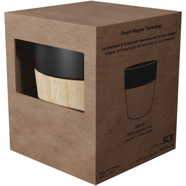 Caneca de café magnética em cerâmica "D05" "SCX.design"