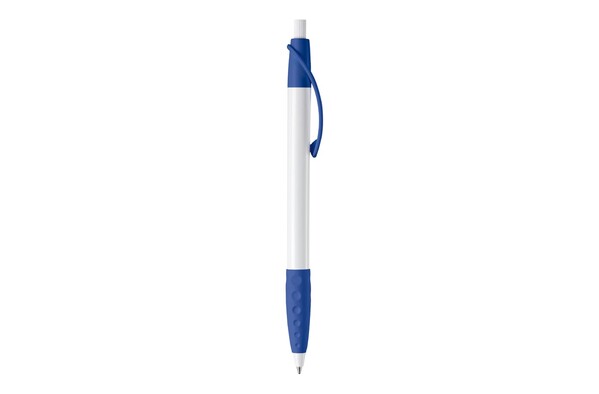 Cosmo ball pen rubber grip HC - White / Royal Blue