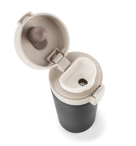 Travel mug STAR 350 ml - black