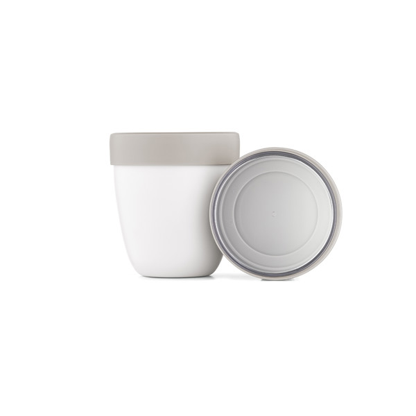 Rembrandt food flask, 760 ml, recycled steel - White