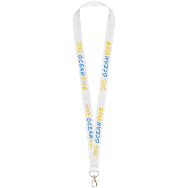 Impey lanyard with convenient hook - White