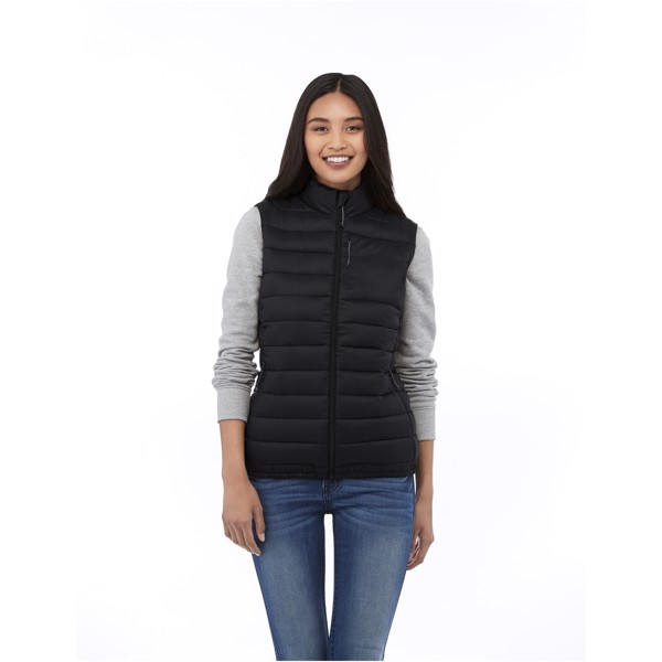 Pallas wattierter Bodywarmer für Damen - schwarz / M