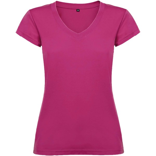 Victoria T-Shirt mit V-Ausschnitt für Damen - Rossette / L