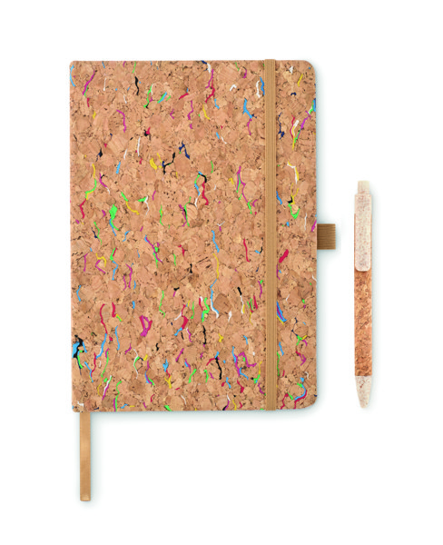 Cornota notebook A5, cork cover, 192 pages