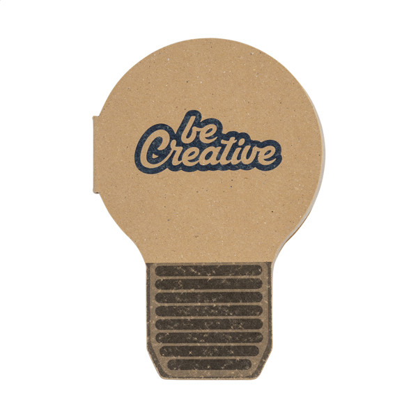 Custom Sticky Notepad CreaStick Bulb Eco