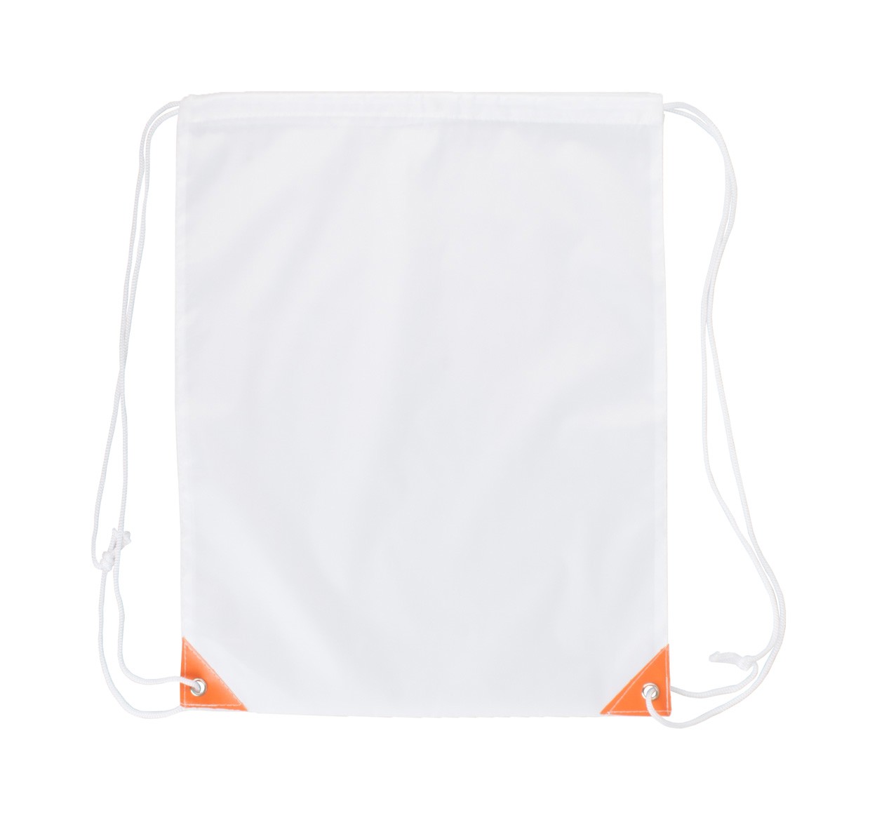Drawstring Bag Nofler - White / Orange