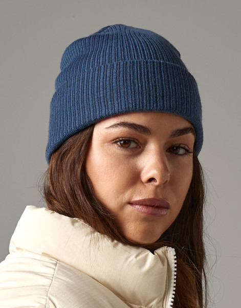 Polylana® Ribbed Beanie - Biscuit / ONE SIZE