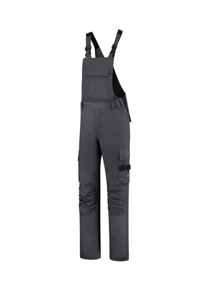 Work Bib Trousers unisex Tricorp Bib & Brace Twill Cordura - Dark Gray / 56
