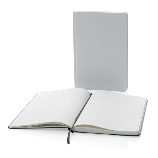 A5 Impact stone paper hardcover notebook - White