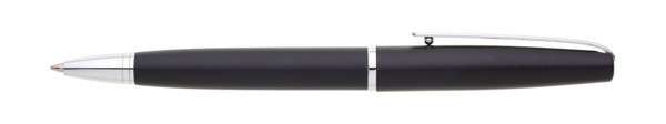 Ginali Black Metal Ballpoint Pen - Silver