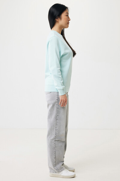 Lehká mikina IQONIQ Etosha z recykl. bavlny - Crushed Mint / M