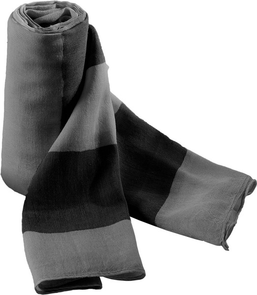 Cheche Scarf - Black / Dark Grey