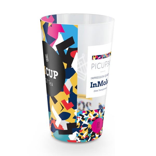 30 cl stackable plastic cup - Commande / Translucide
