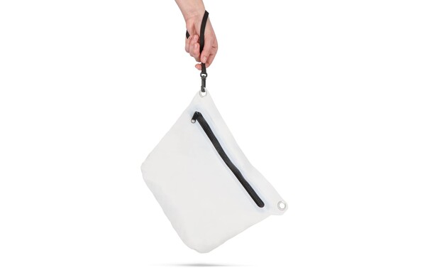 Water-Resistant Ripstop Shoulder Bag 33 x 23 x 13 cm - White