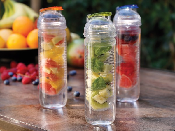 Xd Collection Tritan bottle,500ml infuser - Blue