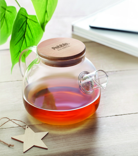 Teapot borosilicate glass 850ml Munnar