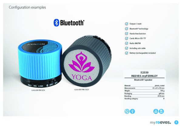 myFernley – Bluetooth® Speaker with CI Concept - custom made
