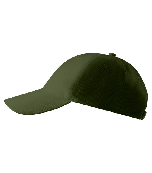 Čepice Unisex Malfini® 6P - Military / nastavitelná