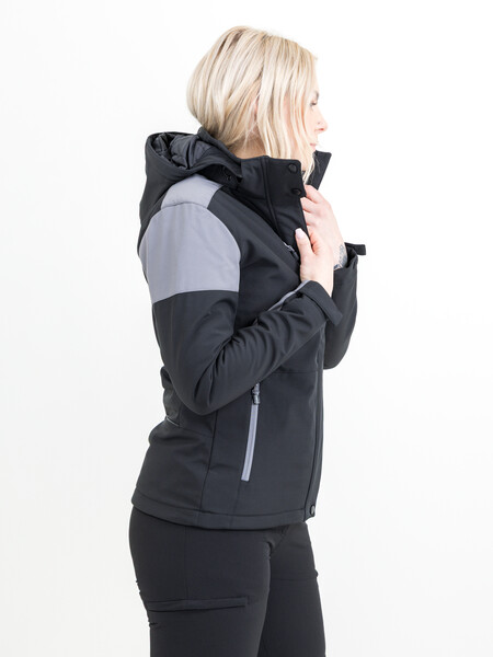 Prime Padded Softshell Lady Black/Anthra XS